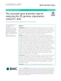 The corrected gene proximity map for analyzing the 3D genome organization using Hi-C data