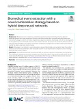 Biomedical event extraction with a novel combination strategy based on hybrid deep neural networks