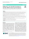 ORdensity: User-friendly R package to identify differentially expressed genes