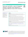 FluConvert and IniFlu: A suite of integrated software to identify novel signatures of emerging influenza viruses with increasing risk