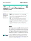 SCSIM: Jointly simulating correlated single-cell and bulk next-generation DNA sequencing data
