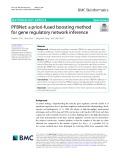 PFBNet: A priori-fused boosting method for gene regulatory network inference