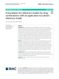 A foundation for reference models for drug combinations with an application to Loewe’s reference model