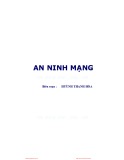 Bài giảng An ninh mạng – Huỳnh Thanh Hòa