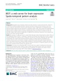 BEST: A web server for brain expression Spatio-temporal pattern analysis