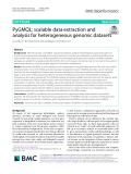 PyGMQL: Scalable data extraction and analysis for heterogeneous genomic datasets