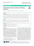 Domainoid: Domain-oriented orthology inference