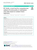 RF_Purify: A novel tool for comprehensive analysis of tumor-purity in methylation array data based on random forest regression