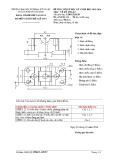 Đề thi học kỳ I năm học 2015-2016 môn Vẽ kỹ thuật (Đề số 1) - ĐH Sư phạm Kỹ thuật