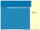 Lecture Practical business math procedures (11/e) - Chapter 22: Business statistics