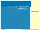 Lecture Practical business math procedures (11/e) - Chapter 20: Life, fire, and auto insurance