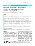 CeModule: An integrative framework for discovering regulatory patterns from genomic data in cancer