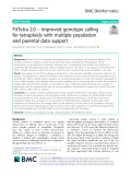 FitTetra 2.0 – improved genotype calling for tetraploids with multiple population and parental data support