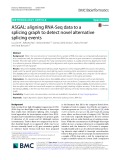 ASGAL: Aligning RNA-Seq data to a splicing graph to detect novel alternative splicing events