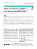 FunSet: An open-source software and web server for performing and displaying Gene Ontology enrichment analysis