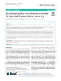Knowledge-guided convolutional networks for chemical-disease relation extraction