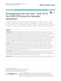 Encompassing new use cases - level 3.0 of the HUPO-PSI format for molecular interactions