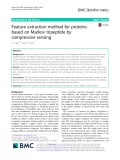 Feature extraction method for proteins based on Markov tripeptide by compressive sensing