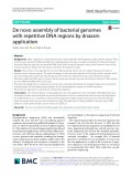 De novo assembly of bacterial genomes with repetitive DNA regions by dnaasm application