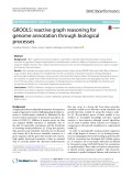 GROOLS: Reactive graph reasoning for genome annotation through biological processes