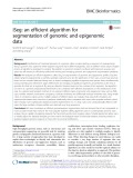 ISeg: An efficient algorithm for segmentation of genomic and epigenomic data