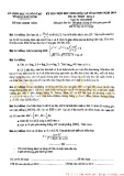 Đề thi chọn học sinh giỏi cấp tỉnh môn Toán lớp 12 năm 2019 – Sở Giáo dục và Đào tạo Quảng Ninh (Đề chính thức)