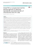 ClusterTAD: An unsupervised machine learning approach to detecting topologically associated domains of chromosomes from Hi-C data
