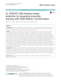 EL_PSSM-RT: DNA-binding residue prediction by integrating ensemble learning with PSSM Relation Transformation