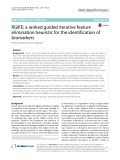 RGIFE: A ranked guided iterative feature elimination heuristic for the identification of biomarkers