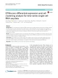 DTWscore: Differential expression and cell clustering analysis for time-series single-cell RNA-seq data