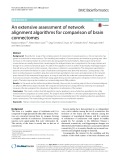 An extensive assessment of network alignment algorithms for comparison of brain connectomes