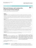 Network design and analysis for multi-enzyme biocatalysis