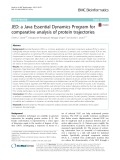 JED: A Java Essential Dynamics Program for comparative analysis of protein trajectories