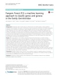 Fangorn Forest (F2): A machine learning approach to classify genes and genera in the family Geminiviridae