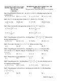 Đề thi học kì 2 môn Toán 12 năm 2019-2020 có đáp án - Trường THPT Phan Ngọc Hiển