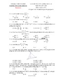 Đề thi học kì 2 môn Toán 11 năm 2019-2020 có đáp án - Trường THPT Đông Hưng Hà