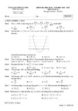 Đề thi học kì 2 môn Toán 10 năm 2019-2020 - Trường THPT Tân Châu