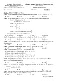 Đề thi học kì 1 môn Toán 10 năm 2019-2020 có đáp án - Trường THPT Dương Quảng Hàm