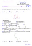 Đề kiểm tra giữa HK1 môn Toán 12 năm 2019-2020 có đáp án - Trường THPT Yên Phong số 1