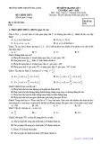 Đề thi học kì 1 môn Toán 11 năm 2019-2020 có đáp án - Trường THPT chuyên Hạ Long