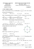 Đề thi học kì 2 môn Toán 10 năm 2019-2020 có đáp án - Sở GD&ĐT Quảng Nam