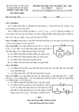 Đề thi học kì 1 môn Vật lí 11 năm 2019-2020 có đáp án - Trường THPT Phú Lâm