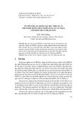 Vấn đề đánh giá trong dạy học theo dự án theo định hướng phát triển năng lực sư phạm cho sinh viên sư phạm toán