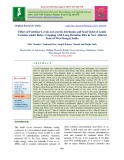 Effect of fertilizer levels on growth attributes and seed yield of lentil varieties under relay cropping with long duration rice in new alluvial zone of West Bengal, India