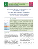 Compact study of knowledge level of trained farmers about vegetable cultivation practices