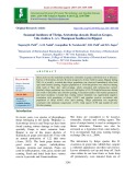 Seasonal incidence of thrips, scirtothrips dorsalis hood on grapes, Vitis vinifera L. (cv. Thompson Seedless) in Bijapur