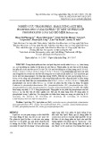 Nghiên cứu thành phần, hàm lượng axit béo, phospholipid và dạng phân tử một số phân lớp phospholipid loài san hô mềm bebryce sp.