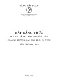 Bất đẳng thức qua các đề thi chọn học sinh giỏi môn Toán của các trường, các tỉnh trên cả nước năm học 2014-2015