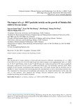 Độc tính cấp tính và giá trị LC50 của thuốc trừ sâu o, p`-DDT đối với phôi cá Medaka Oryzias latipes