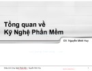 Bài giảng Nhập môn công nghệ phần mềm: Chương 1 - Nguyễn Minh Huy